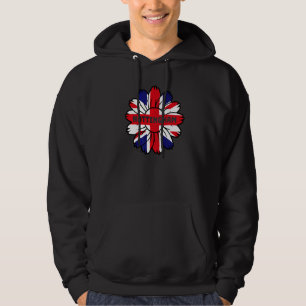 Britse Vlag Engeland Uk Zonnebloem Nottingham Unio Hoodie