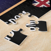  Britse vlag & Engels / Verenigd Koninkrijk Legpuzzel (Zijkant)