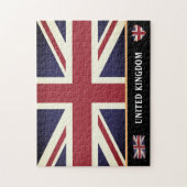 Britse vlag & Engels / Verenigd Koninkrijk Legpuzzel (Verticaal)