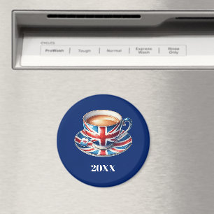 Britse Vlag Engelse Theekop Koelkast Magneet
