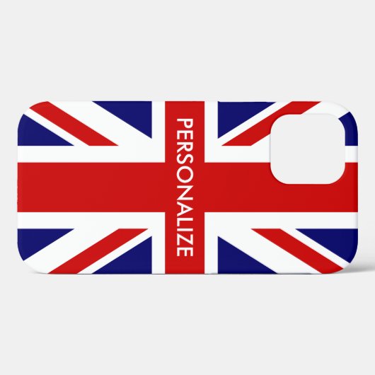 Britse vlag Engelse trots gepersonaliseerd Case-Mate iPhone Case (Achterkant (horizontaal))
