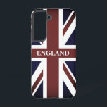 Britse vlag Engelse trots Samsung Galaxy Hoesje<br><div class="desc">Brits Unieviskaar vlaggen Engels pride Samsung Galaxy S22 Hoesje. Koel een Brits vlaggenontwerp dat is afgestemd op jouw tekst. Faded vlag van het Verenigd Koninkrijk,  Groot-Brittannië,  Engeland.</div>