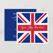 Britse vlag Flag British Wedding Kaart (Voorkant / Achterkant)