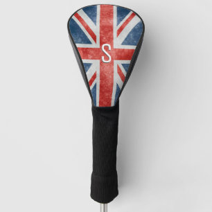 Britse vlag gemonogreerd golfheadcover