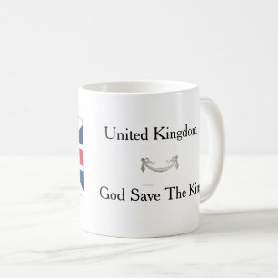 Britse Vlag God Save The King Thee / Koffie Mok