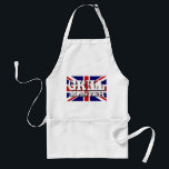 Britse vlag Grill master BBQ apron for men Standaard Schort<br><div class="desc">Britse vlag Grill kapitein BBQ apron for men. Union Jack BBQ/Barbeque-versnelling voor engelse vader,  oom,  echtgenoot,  opa enz. Cool barbecue-idee voor tuinfeest.  typografische sjabloon.</div>