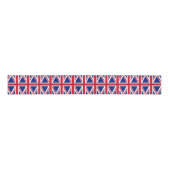 Britse vlag grosgrain lint (Voorkant)