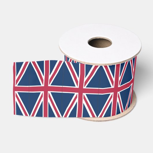 Britse vlag grosgrain lint (Spoel)