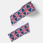 Britse vlag grosgrain lint (Achterkant)