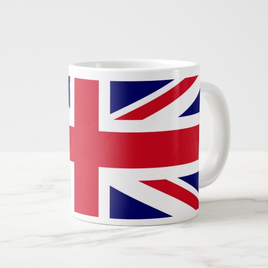 Britse vlag grote koffiekop (Voorkant rechts)