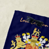 Britse vlag handdoek, Big Ben, Groot-Brittannië, L Strandlaken (In situ)