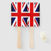 Britse vlag handwaaier (Voorkant en achterkant)