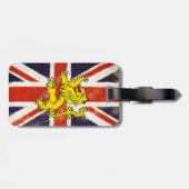  Britse vlag Heraldry Lion Bagagelabel (Achterkant horizontaal)