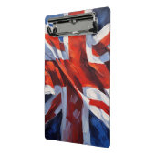 Britse vlag - Impressionistisch schilderij Mini Klembord (Angled2)