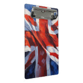 Britse vlag - Impressionistisch schilderij Mini Klembord (Schuin)