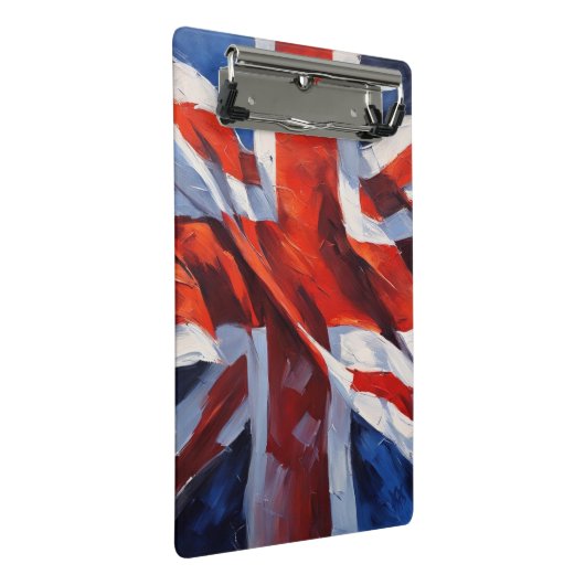 Britse vlag - Impressionistisch schilderij Mini Klembord (Schuin)