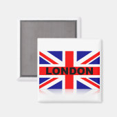  Britse vlag in Londen Magneet (Voorkant / Achterkant)