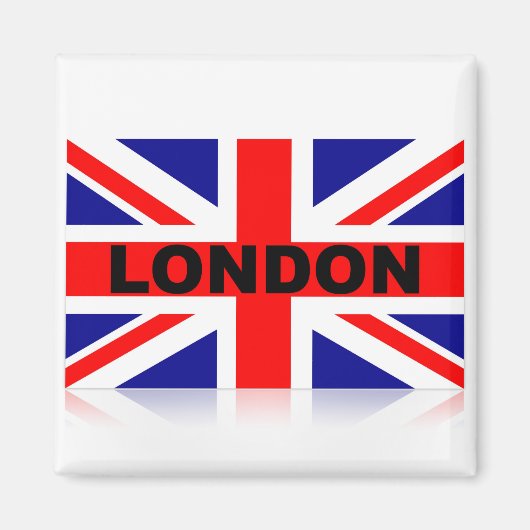  Britse vlag in Londen Magneet (Voorkant)