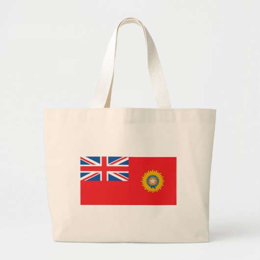 Britse vlag India Grote Tote Bag (Voorkant)