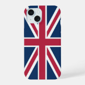 Britse vlag iPhone 15 case (Achterkant)