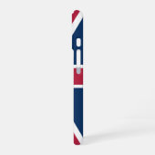Britse vlag iPhone 16 hoesje (Linkerkant)