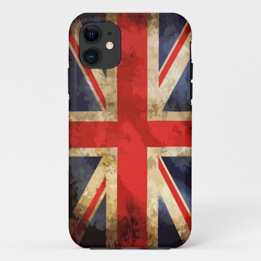 Britse Vlag iPhone 5 Hoes (Achterkant)