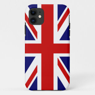 Britse vlag iPhone case   Ontwerp van de uniale he