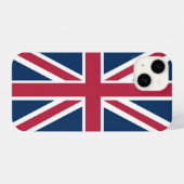 Britse vlag iPhone hoesje (Achterkant horizontaal)