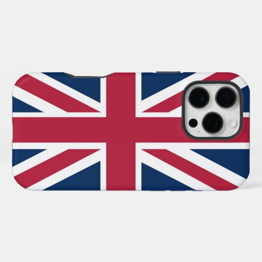 Britse vlag iPhone hoesje (Achterkant horizontaal)
