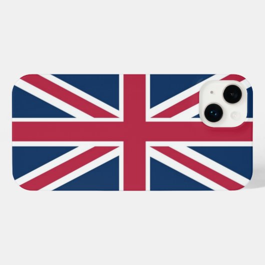 Britse vlag iPhone hoesje (Achterkant horizontaal)