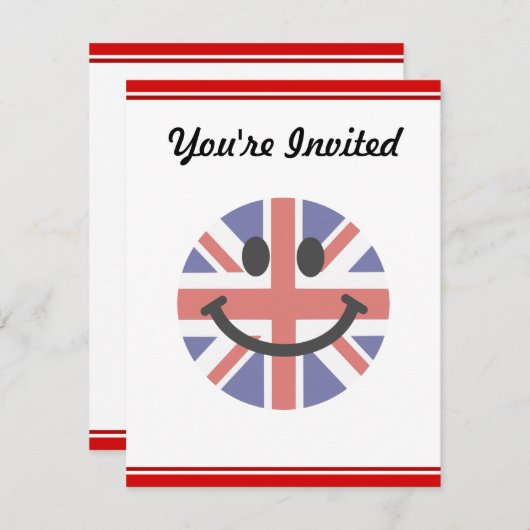 Britse vlag kaart (Voorkant / Achterkant)