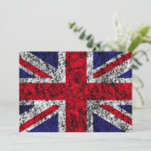 britse vlag kaart (Staand voorkant)