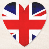 Britse vlag kartonnen onderzetters (Voorkant)