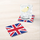 Britse vlag kartonnen onderzetters (Insitu)