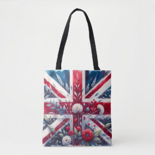 Britse Vlag Katoenen Tote Bag