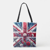 Britse Vlag Katoenen Tote Bag (Achterkant)