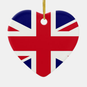 Britse vlag keramisch ornament