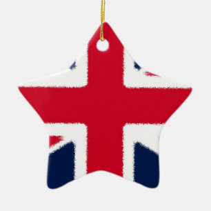 Britse vlag keramisch ornament