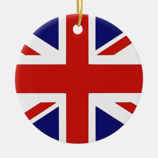Britse vlag keramisch ornament (Voorkant)