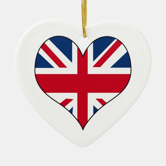 Britse vlag keramisch ornament (Voorkant)