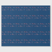 Britse vlag kleuren "Every bit a Brit" Patriottisc Cadeaupapier (Vlak)