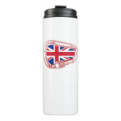 Britse vlag Klimaatcarabiner Thermosbeker (Voorkant)