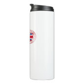 Britse vlag Klimaatcarabiner Thermosbeker (Geroteerd rechts)