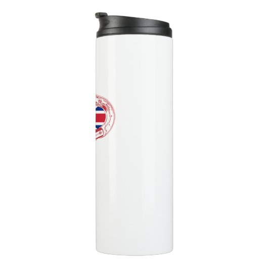 Britse vlag Klimaatcarabiner Thermosbeker (Geroteerd rechts)