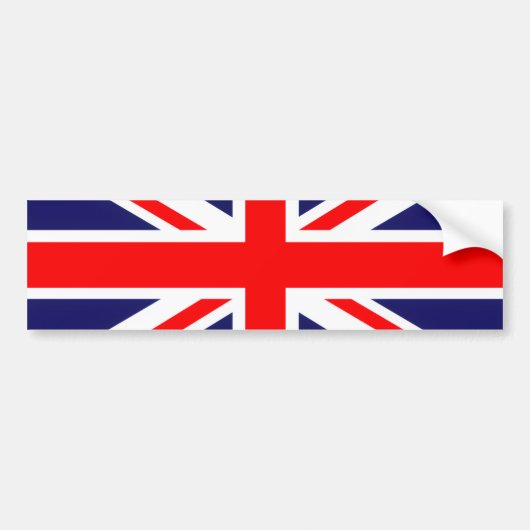 Britse vlag Londen Bumpersticker (Voorkant)