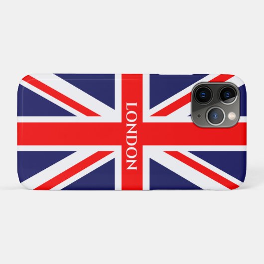 Britse vlag Londen Case-Mate iPhone Case (Achterkant (horizontaal))