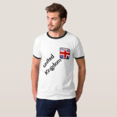 Britse vlag Mannen T-shirt (Voorkant volledig)