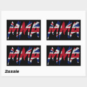 Britse vlag MMA Sticker (Vel)