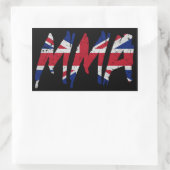 Britse vlag MMA Sticker (Tas)