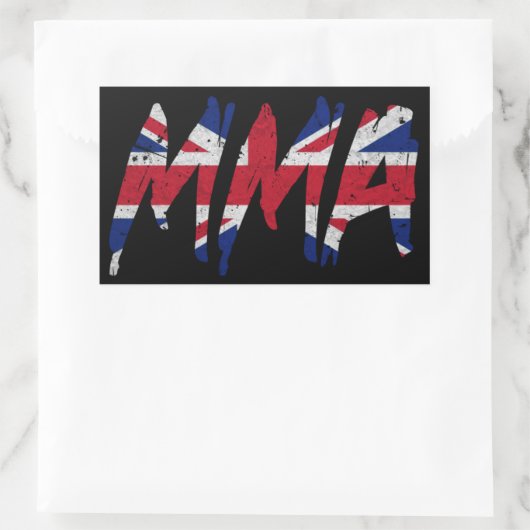 Britse vlag MMA Sticker (Tas)